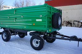 2ПТС-6,5 Прицеп тракторный самосвальный (без надставных бортов,с зап.кол.)